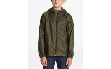 The North Face - Big Boys Zipline Hooded Rain Jacket